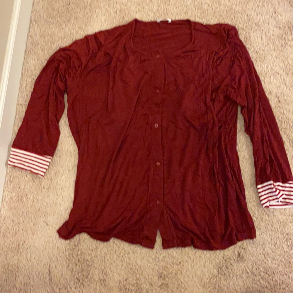 Ekouaer maternity and nursing shirt size L